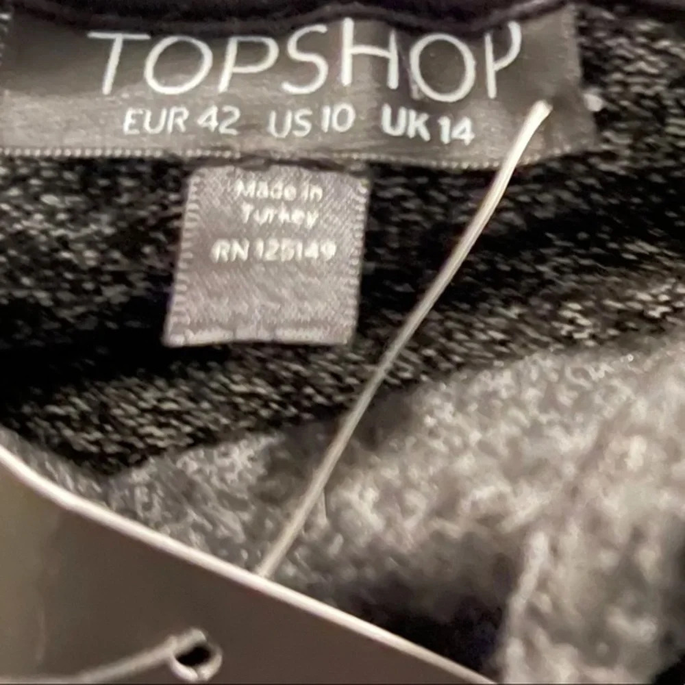 TOPSHOP – Brushed Crop Hoodie, Size US 10, NWT - Picture 7 of 12
